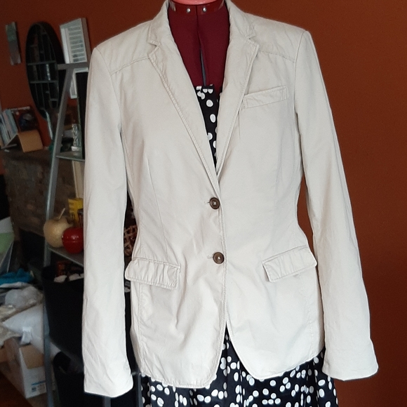 ESPRIT cream casual blazer size 8 - Picture 7 of 7
